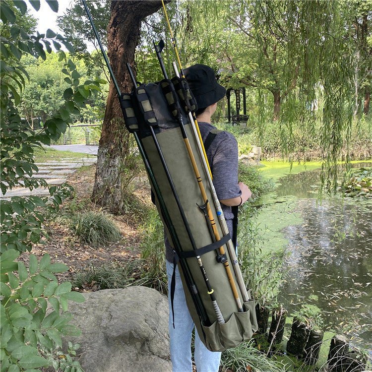 Cylindrical Fishing Bag