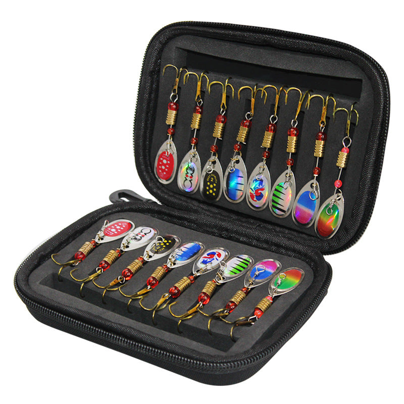 Rotating Composite Sequin Fly Hook Fishing Bait