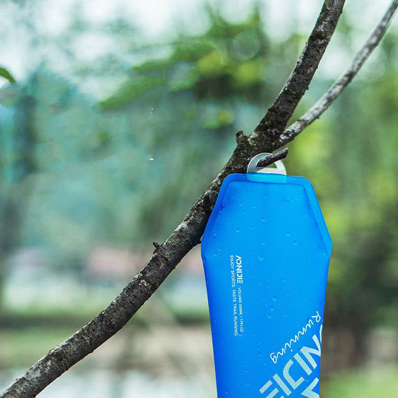 Water Bottle Camping  Cycling Running TPU Soft Water Bottle
